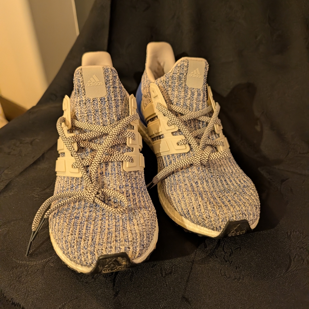 Adidas Gray and Cream Sneakers